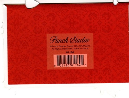 Christmas Prince of Peace Child Born Die Cut Punch Studio Blank Note Card - Picture 2 of 2