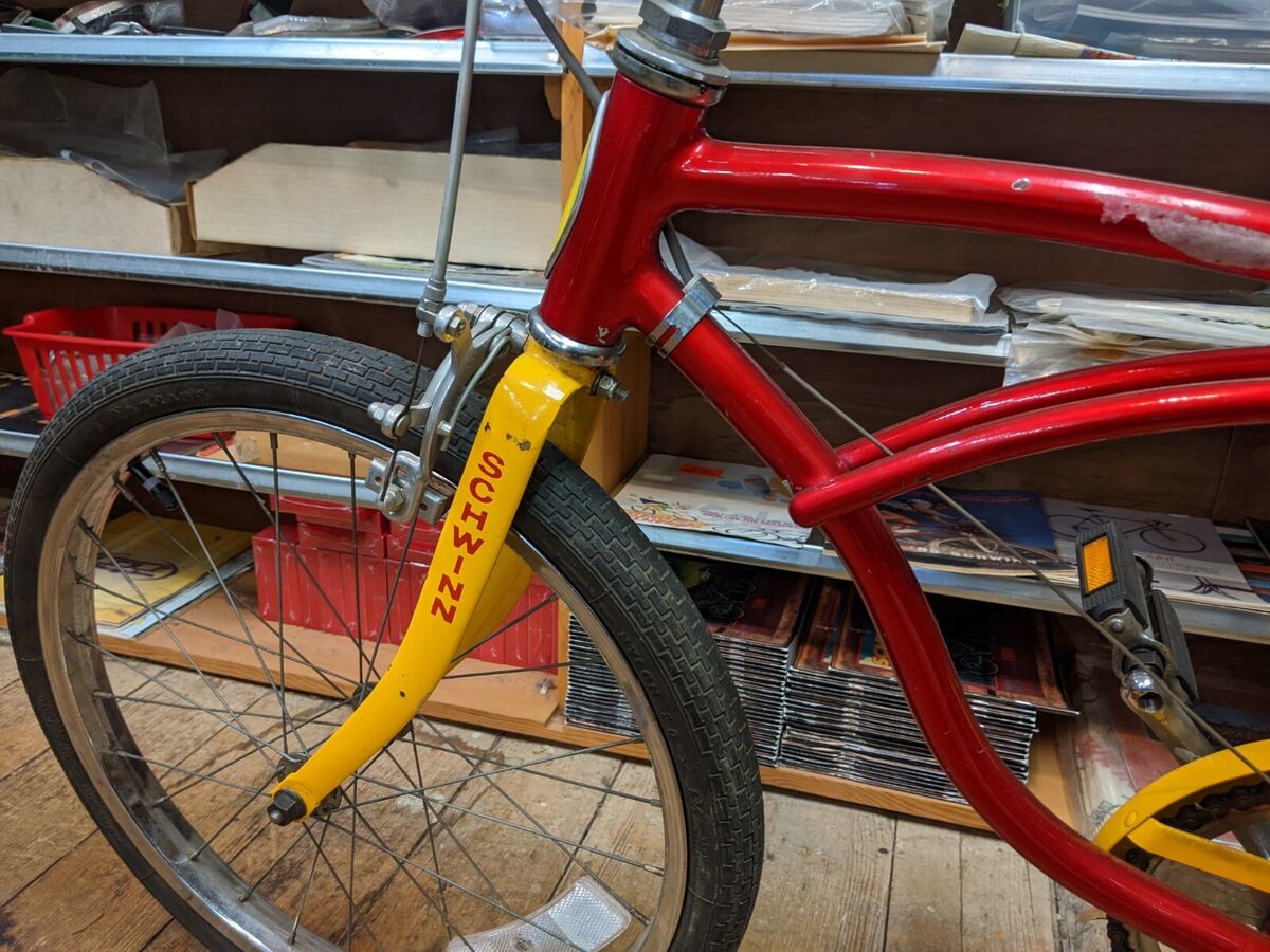 Original LQ November 1980 Red/Yellow Schwinn Stingray 3 Original LQ November 1980 Red/Yellow Schwinn Stingray 3