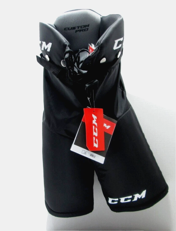 Pantalones de hockey CCM Tacks personalizados profesionales junior talla grande 26 a 28 pulgadas cintura nuevos Foto 3 de 4