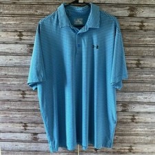 Under Armour Men's Short-Sleeved Polo Shirt Size 2XL Loose Heat Gear Striped