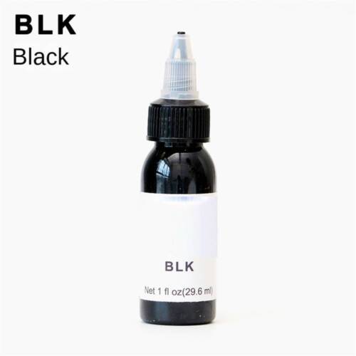 Farbe Tattoofarbe 1oz Rot Pink Grün Braun Weiß Blau Schwarz Lila Farben Heiß - Bild 10 von 31
