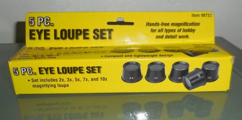 5 EYE LOUPE SET MAGNIFYING LOUPE GLASS
