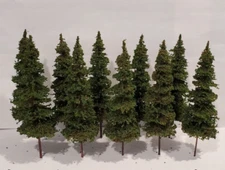 MOOSE CREEK TREES - Fir / Pine Trees (6" x 10 Trees) Model Trees - HO N Z Scale