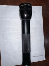 Maglite Flashlight 10 Inch Vintage 2 D Cell Battery Metal Made In USA