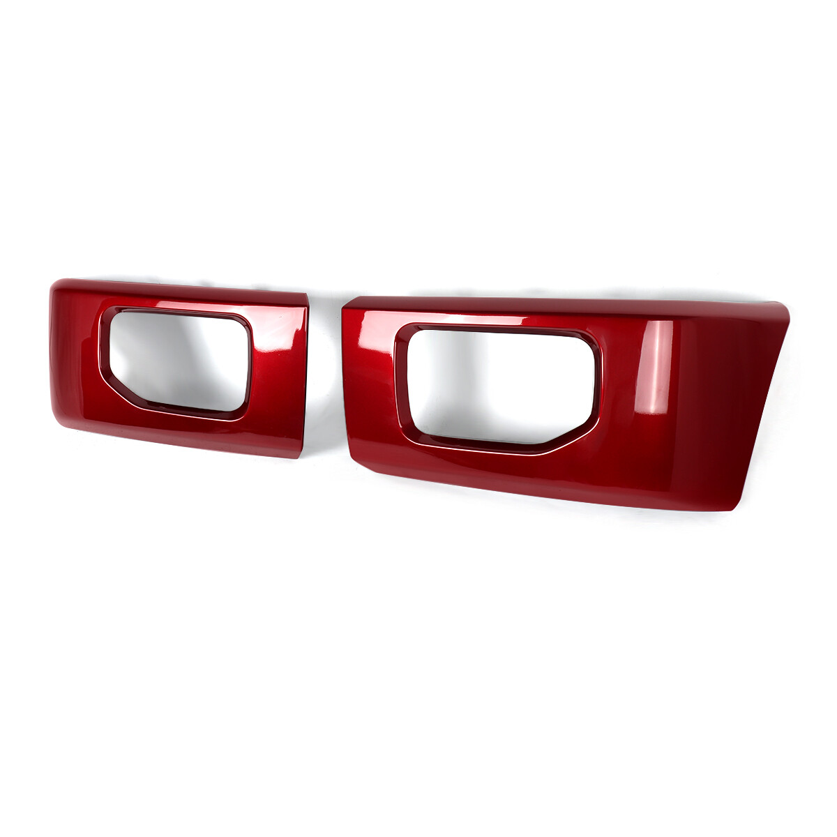 For 2015 2016 2017 Ford F-150 F150 Ruby Red Front Bumper Face Bar End Cover Pair
