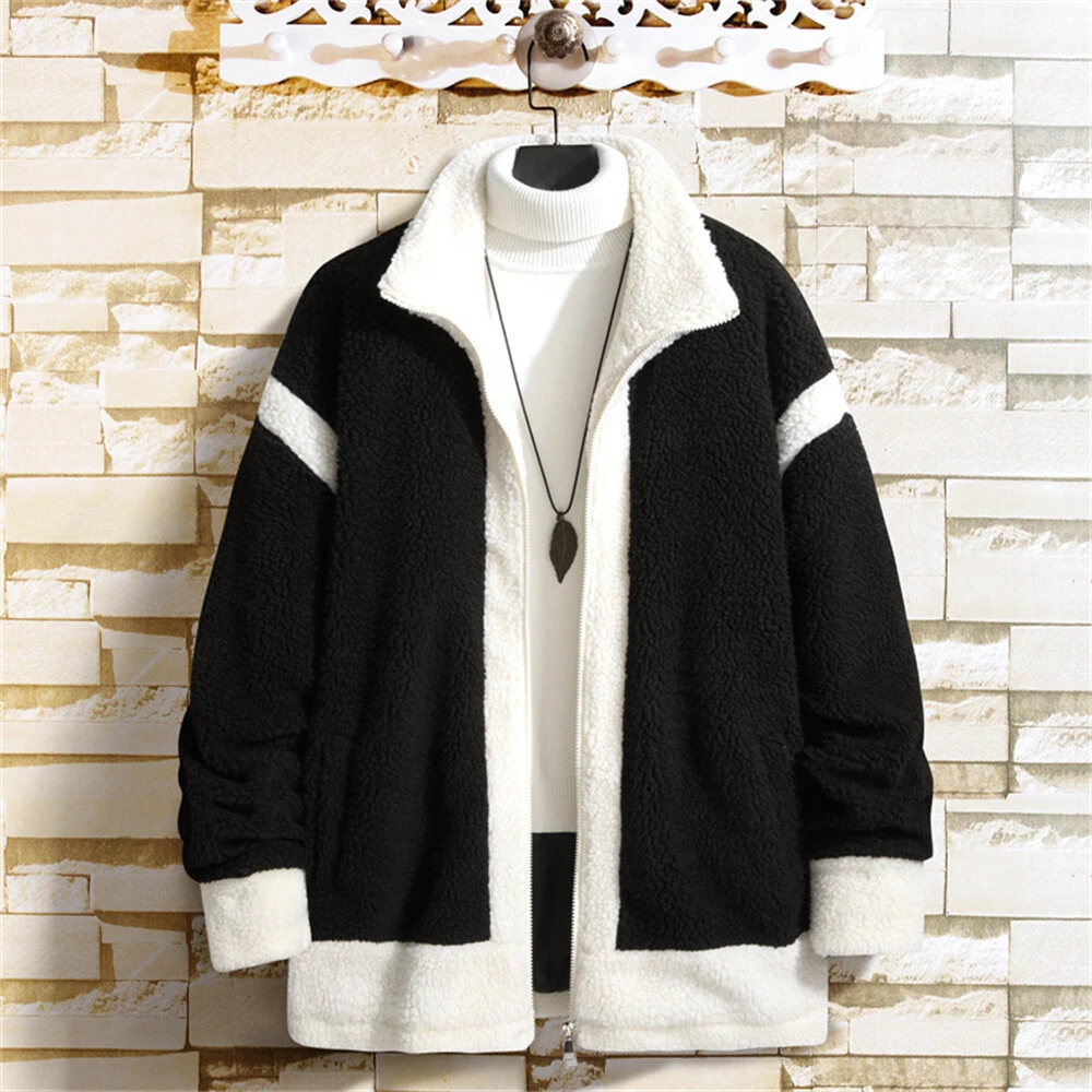 Faux sherpa jacket shop mens