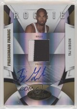2009 Certified Freshman Fabric Signatures Mirror Gold 6/25 Taj Gibson #193 4l6