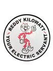 24" Reddy Kilowatt Sign / Electric DTE Edison Signs / Mens Vintage Wall Signs