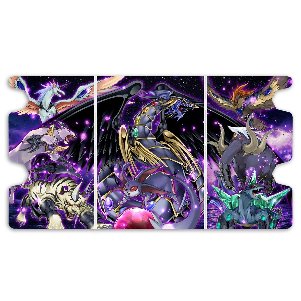 Advanced Crystal Beast Deck Box - Holds 100 Double Sleeved Cards