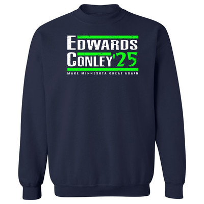 Make Minnesota Great Again Edwards Conley Basketball Unisex Crewneck Sweatshirt