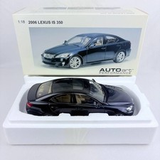AUTOart 1/18 2006 Lexus IS350 Diecast Model Car Dark Blue Used Age 13+