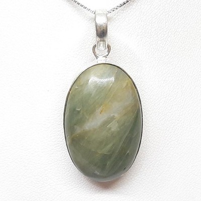 Großer 30,00ctw Aventurin Silber Anhänger 10,8g