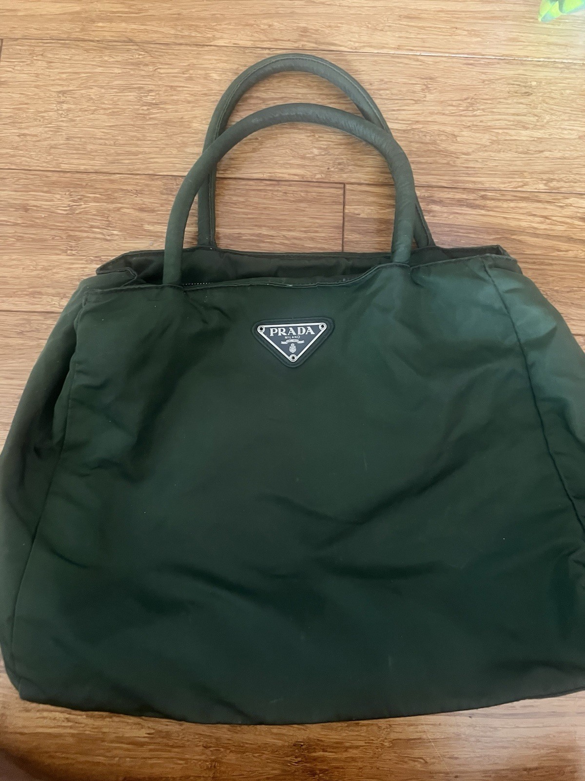 Vintage Prada Handbag Classic Designer Shoulder Bag