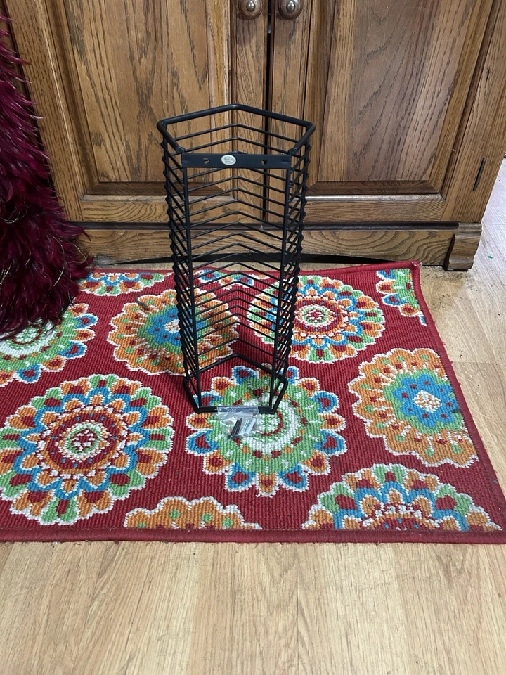 Metal Wire Storage Rack CD Organizer 24 CD Capacity NEW - Image 4 of 4