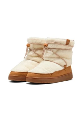 Puma Femmes Snowbae Suède WNS Bottes Chaussures D'Hiver 402175 02 Beige - Photo 1/4