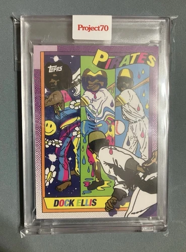 Topps Project 70 Card #109 1990 Dock Ellis by Ermsy