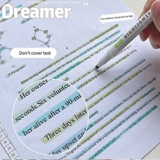 5/15Pcs Double Head Highlighter Quick Dry Fluorescent Markers for Card Making