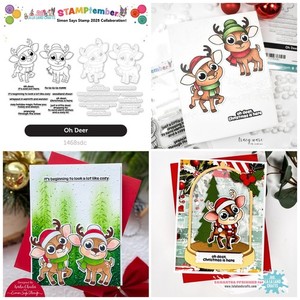 NEW - Stamptember 2025 - La-La Land Crafts - Oh Deer - Stamp and Die Set