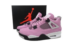 Air Jordan 4 Retro "Orchid" Durable Mid Women's Basketball Shoes Pink-Black