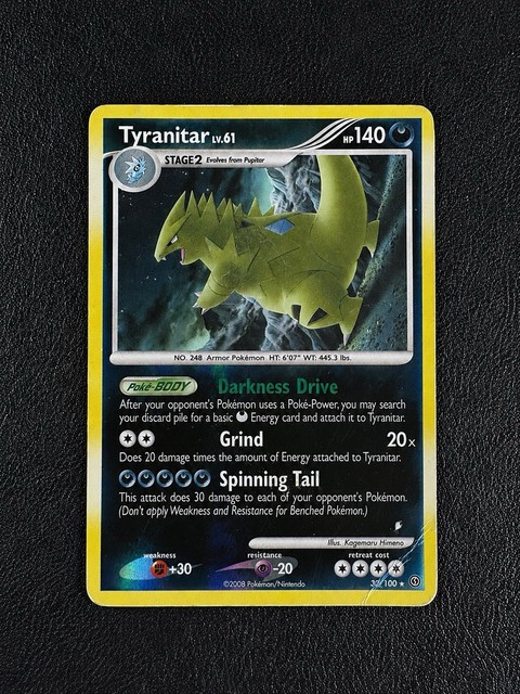 Tyranitar [Reverse Holo] #30 (Stormfront (2008))