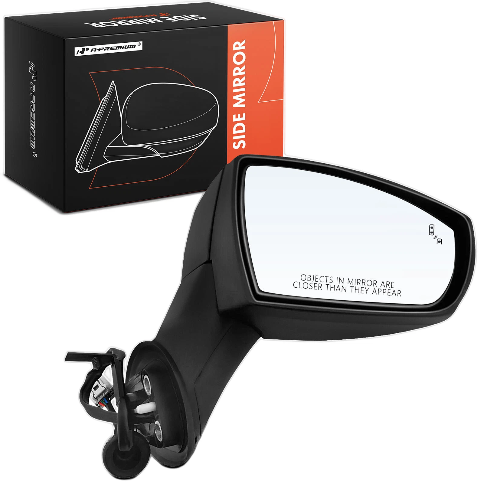 A-Premium Passenger Power Mirror w/Power Fold Blind Spot for Ford EcoSport 18-22