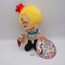 JK54 JUNK Sanji One Piece Banpresto 2002 Plush 7" Stuffed Toy Doll Japan
