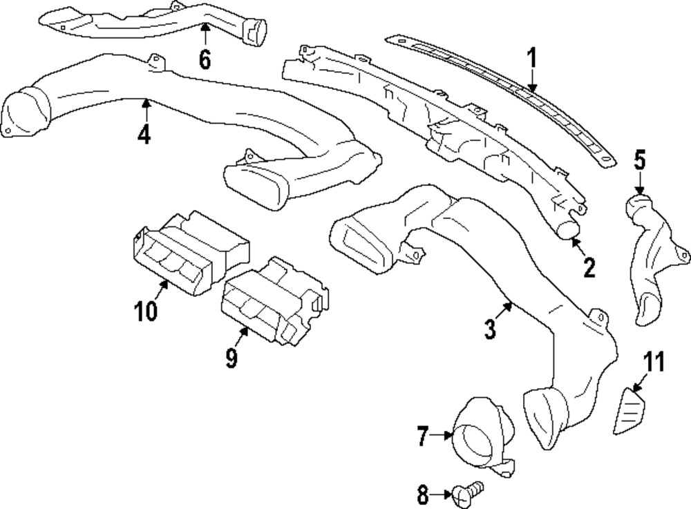 Cubierta de ventilación para Subaru BRZ 2022-2023 (P/N 66110CC130)