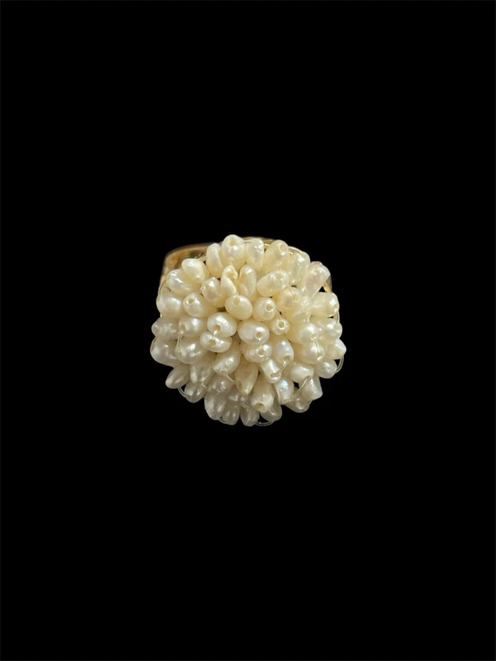 Anello In Argento Con Perle Modello Morosita - Immagine 4 di 4