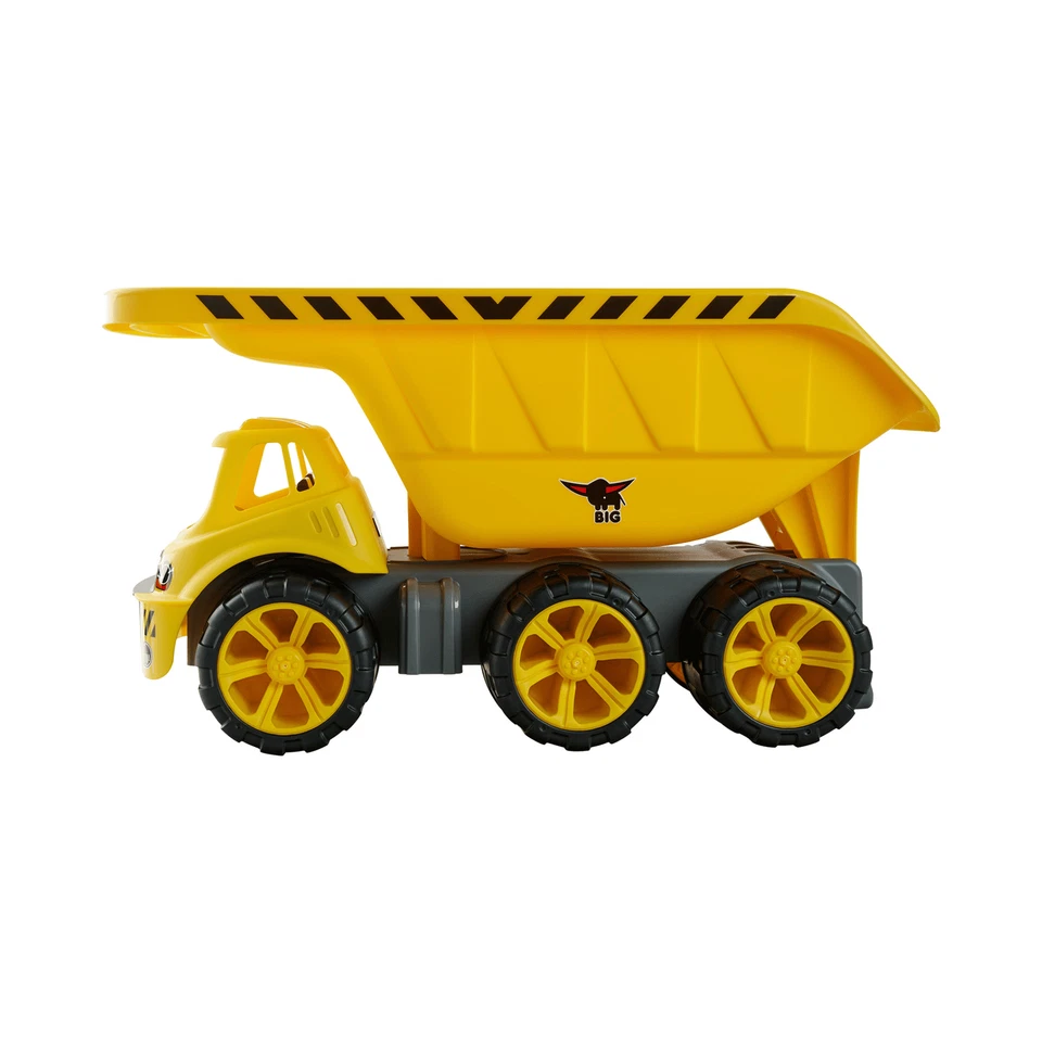 BIG Power Worker Mega Kipper Kipplaster Baustellenfahrzeug Schwarz Spielzeug - Bild 3 von 4