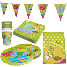 Bibi Blocksberg Geburtstag 42-tlg. Set – Becher Teller Servietten Wimpel Tischde