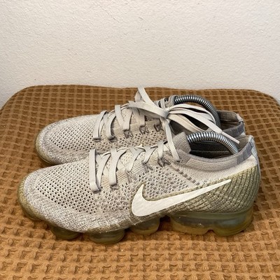 Nike Air VaporMax Flyknit 1 2017 Asphalt Gray Men's Sz 8 Sneakers Shoes