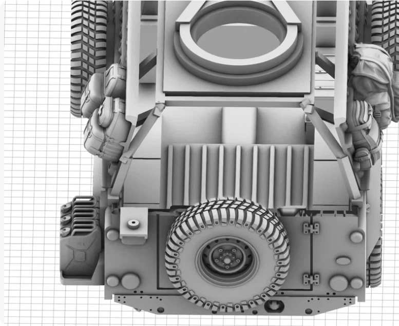 3D Printed 1/72 NATO armored special vehicles Unpainted - Image 2 of 4