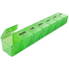 Extra Large 7 Day Pill Organizer Easy to Open, Weekly Pill Box Daily Medicine...