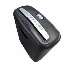 Paper Shredder for Home and Office, 6-Sheet Strip Cut, CD/Credit Card Shredde...