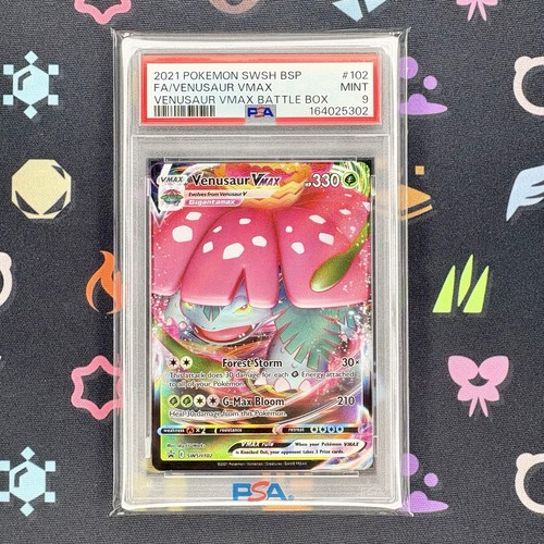 Venusaur VMAX graded PSA 9 for sale on eBay