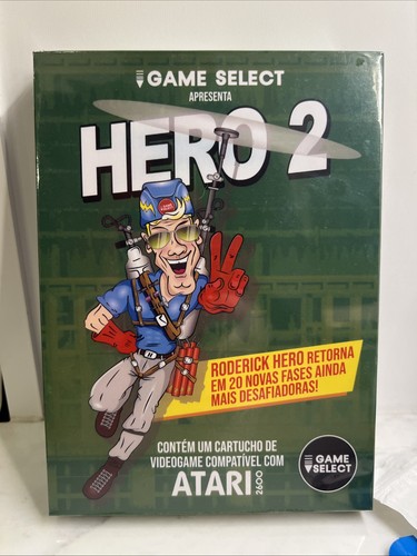 HERO 2 NIB (New Factory Sealed) Game Select 2022 Atari 2600 NTSC