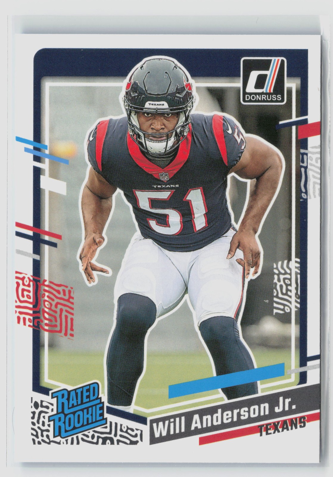 Will Anderson Jr. #342 2023 Panini Donruss Rookie Rc Texans