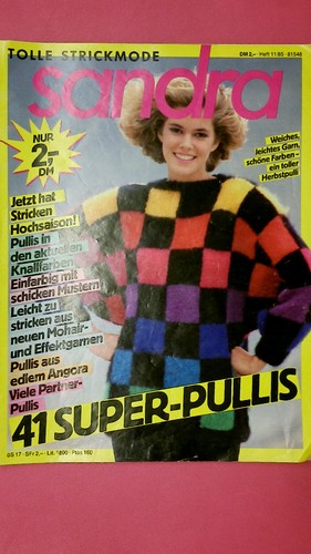 237817 SANDRA, TOLLE STRICKMODE, HEFT 11/1985 - 41 SUPER-PULLIS - Bild 1 von 1