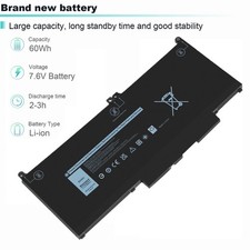   MXV9V Battery For Dell LATITUDE 5300 5310 7300 7400 5VC2M N2K62 0829MX 60Wh US
