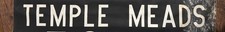 1969 Bristol area Bus blind destination - Temple Meads