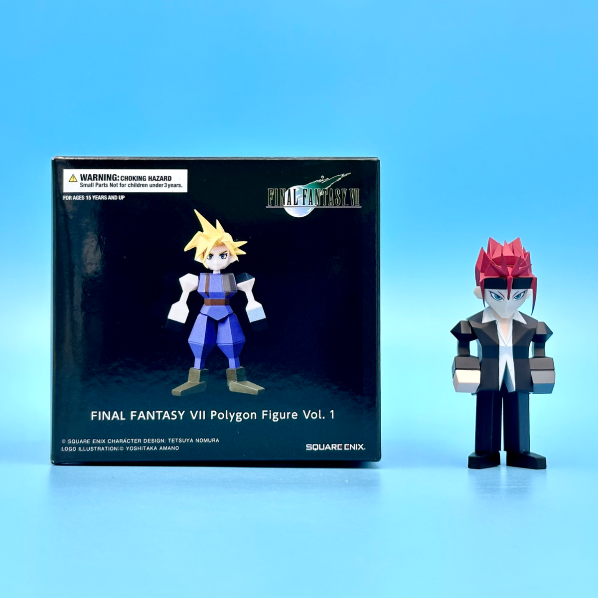 Final Fantasy VII FF 7 Remake Reno Turks Polygon Mini Figure 