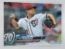 2018 Topps On-Demand 3D 3-D Max Scherzer Card 34 Washington Nationals