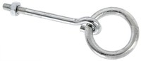 Alberts 863623 Befestigungsring | Galvanisch Blau Verzinkt | Mit Gewinde | Zum