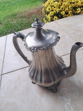 SHAW & FISHER A SHEFFIELD Teapot - England - Silver Metal - Antique Teapot