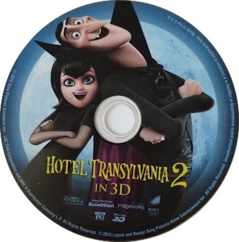 Hotel Transylvania 2 in 3D (BluRay 3D+DVD+BR, Animation/Comedy, Sleeved, 2015) - Picture 3 of 7
