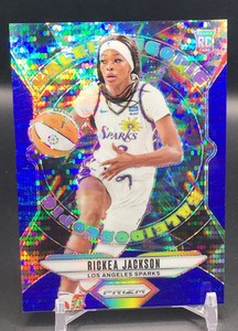 2024 Panini Prizm WNBA Kaleidoscopic Blue Pulsar Rickea Jackson /199
