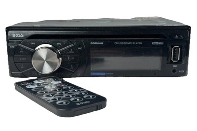 BOSS Audio Systems 508UAB Car Stereo Bluetooth USB CD Remote Tested VGC