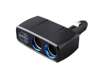 Kashimura KX-202 2-way direct socket 2 reversible USB automatic detection 4.8A