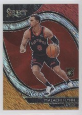 2020 Panini Select Courtside Red White Orange Shimmer Prizm Malachi Flynn 0as9
