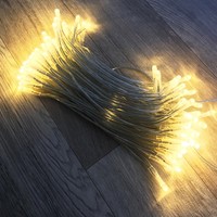 50Er Led Weihnachtslichterkette Lichterkette Transp. Warmweiß Tannenbaum Innen